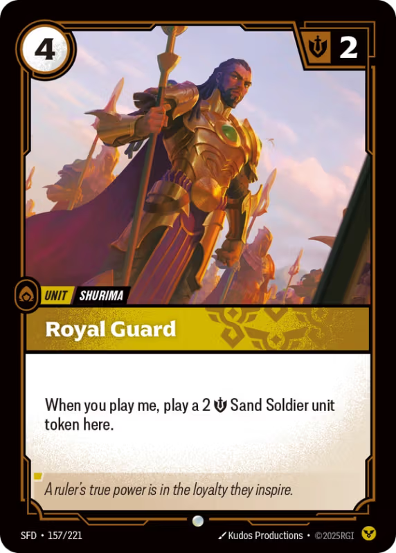 Royal Guard (Unit) (SFD-157/221) (Common)