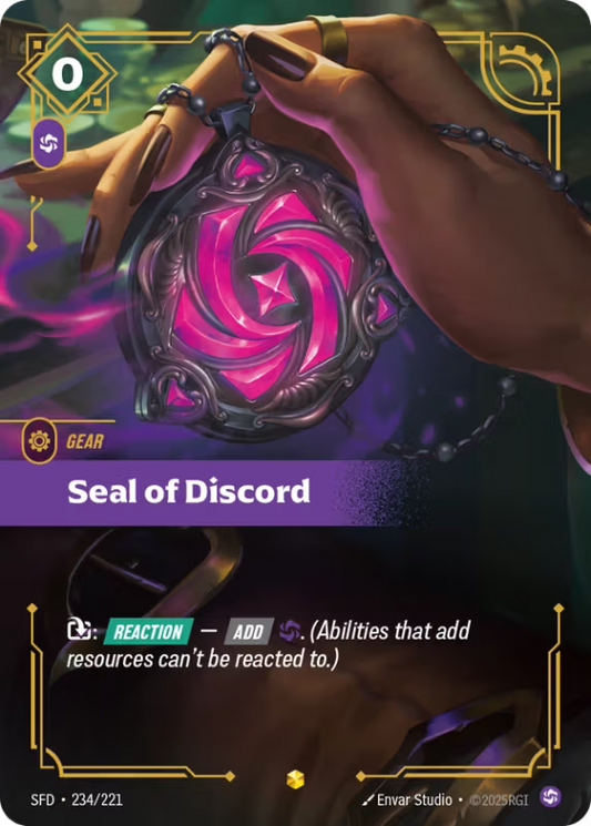 Seal of Discord (Gear) (SFD-229/234) (Showcase)