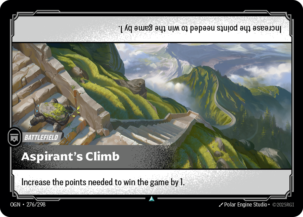 Aspirant's Climb (Battlefield) (OGN-276/298) (Uncommon)