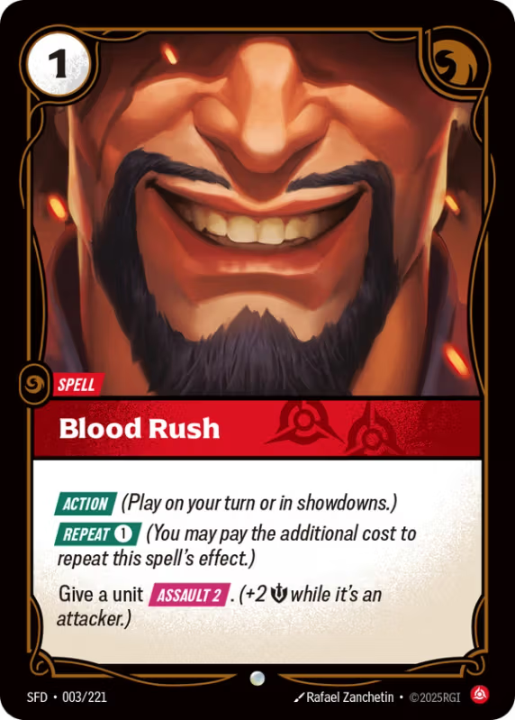 Blood Rush (Spell) (SFD-003/221) (Common)