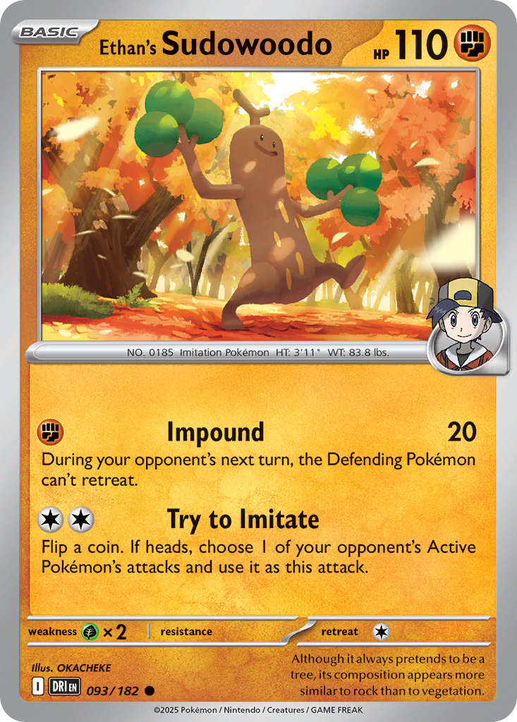 Ethan's Sudowoodo (Basic Pokémon) (DRI-093/182) (Common)