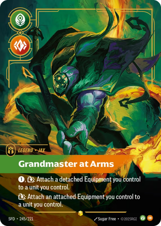 Jax Grandmaster at Arms (Legend) (SFD-245/221) (Showcase)