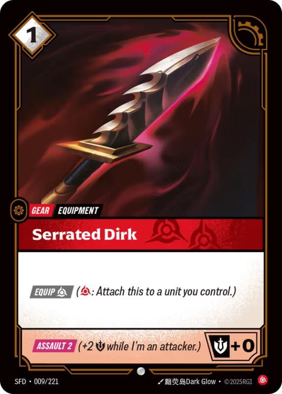 Serrated Dirk (Gear) (SFD-009/221) (Common)