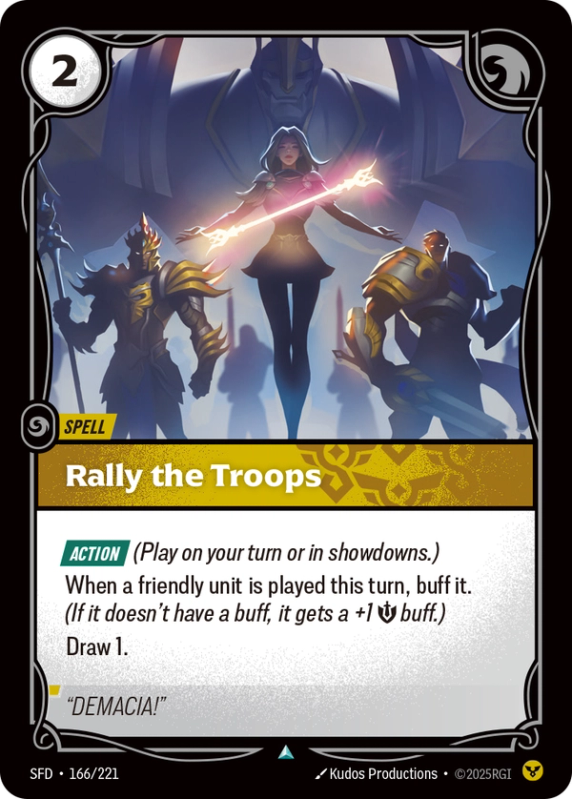 Rally the Troops (Spell) (SFD-166/221) (UnCommon)