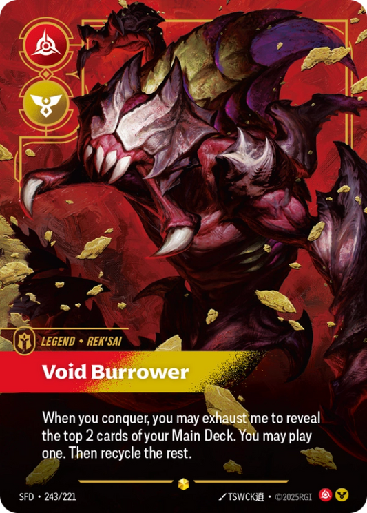Rek’sai Void Burrower (Legend) (SFD-243/221) (Showcase)