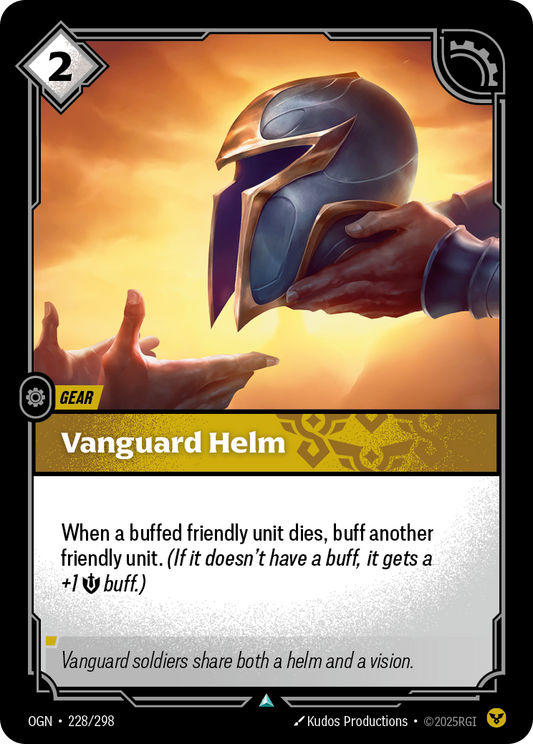 Vanguard Helm (Gear) (OGN-228/298) (Uncommon)