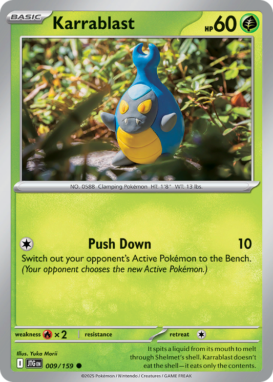 Karrablast (Basic Pokémon) (JTG-009/159) (Common)