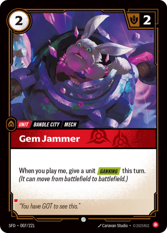 Gem Jammer (Unit) (SFD-007/221) (Common)