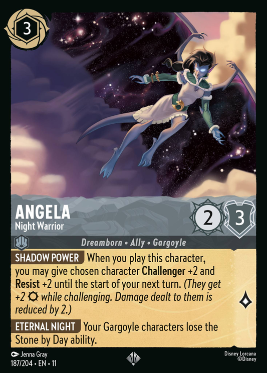 Angela - Night Warrior (Storyborn - Hero)(187/204 EN 11) (SR)