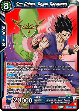 Son Gohan, Power Reclaimed (BT19-151) (SGR)