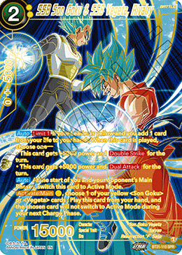 SSB Son Goku & SSB Vegeta, Rivalry (BT21-110) (SPR)