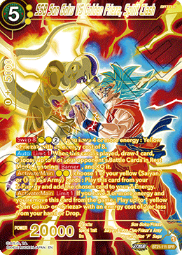 SSB Son Goku VS Golden Frieza, Spirit Clash (BT21-111) (SPR)
