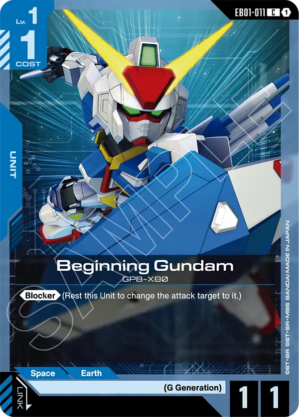 Beginning Gundam (Unit) (EB01-011) (C)