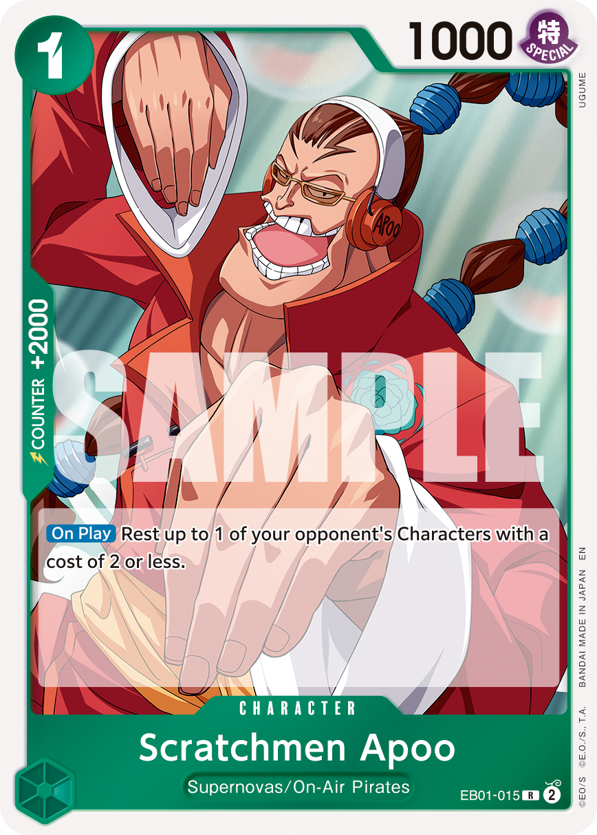 Scratchmen Apoo (Character) (EB01-015) (R) (PRB02)