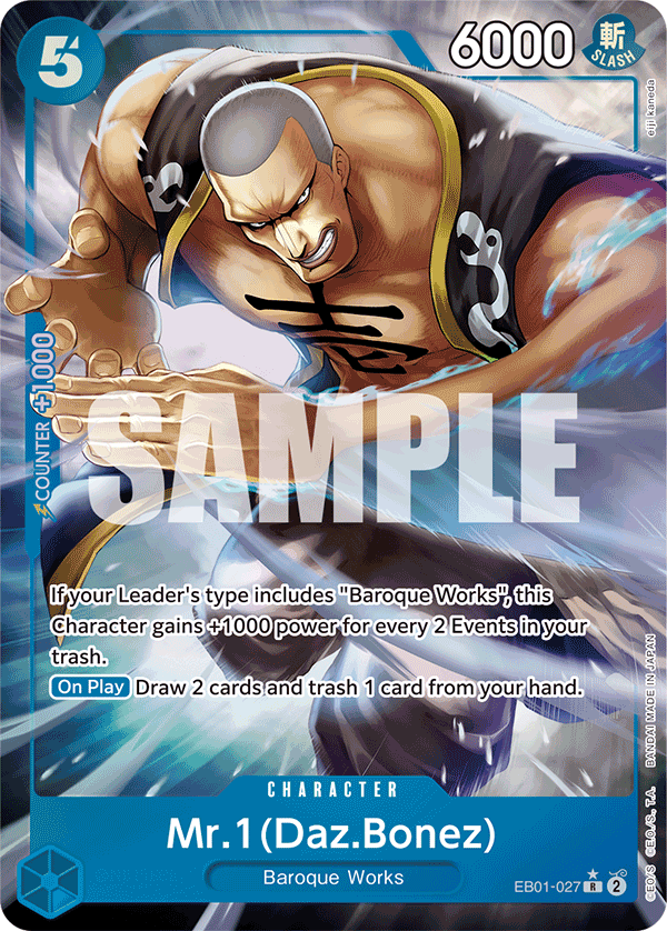 Mr 1 Daz Bonez (Character) (EB01-027) (R) (Alternate Art)