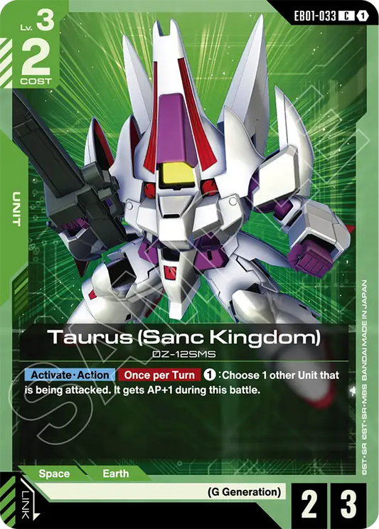 Taurus (Sanc Kingdom) (Unit) (EB01-033) (C)