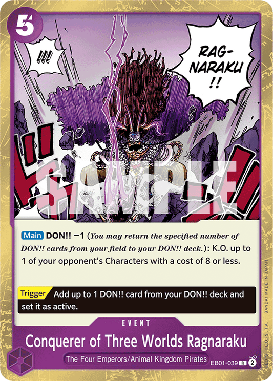Conquerer of Three Worlds Ragnaraku (Event) (EB01-039) (R)