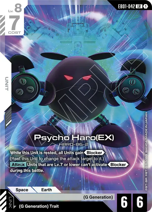 Psycho Haro (EX) (Unit) (EB01-042) (LR)