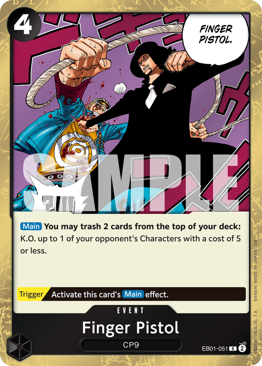 Finger Pistol (Event) (EB01-051) (R) (FOIL) (PRB02)