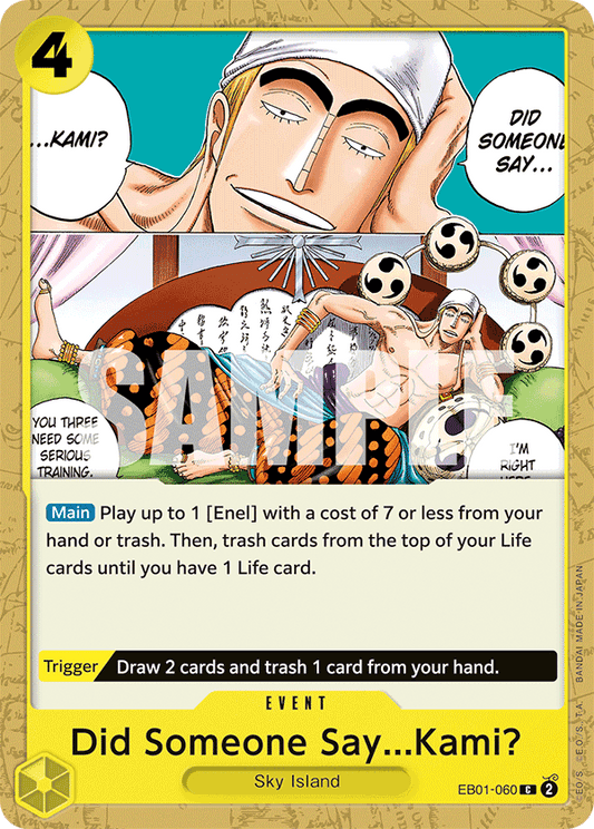 Did Someone Say Kami? (Character) (EB01-060) (C)