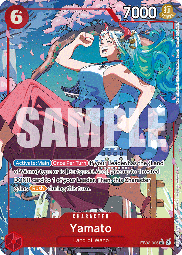 Yamato (Character) (EB02-006) (SR) (Alternate Art)