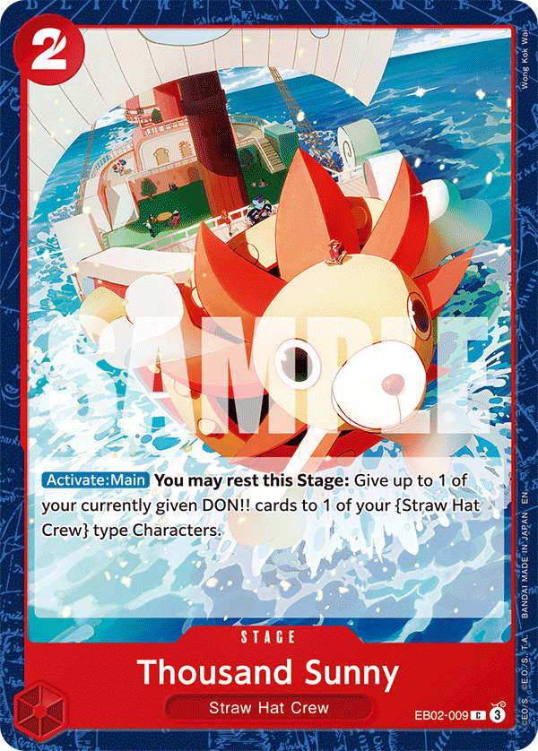 Thousand Sunny (Stage) (EB02-009) (C)