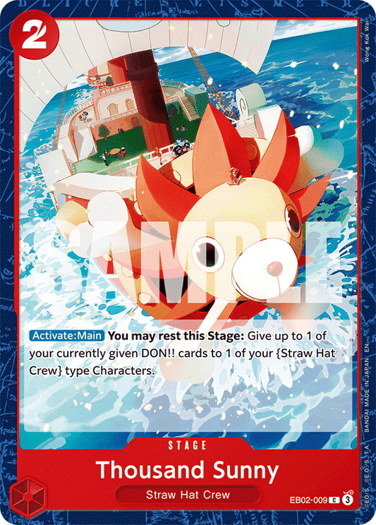 Thousand Sunny (Stage) (EB02-009) (C)