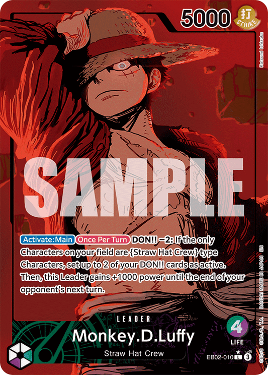 Monkey D Luffy (Leader) (EB02-010) (Alternate Art)