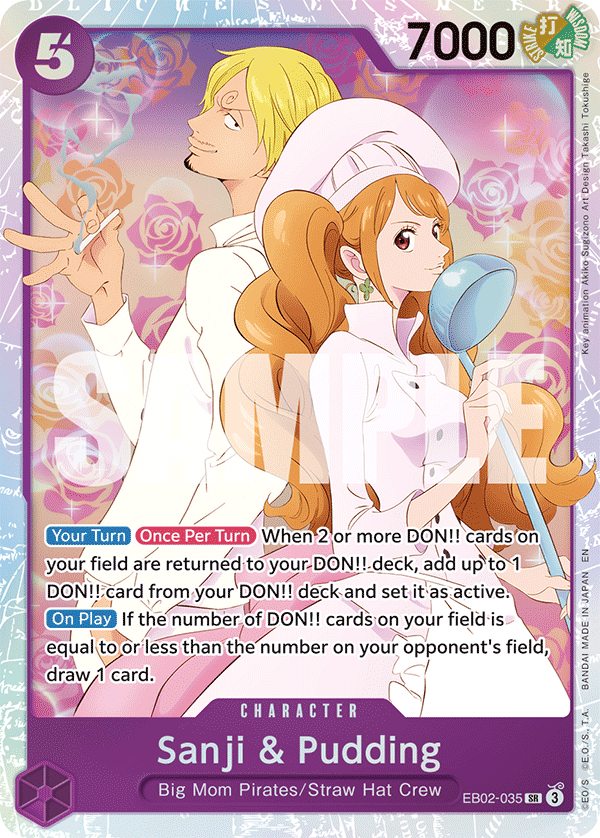 Sanji & Pudding (Character) (EB02-035) (SR)