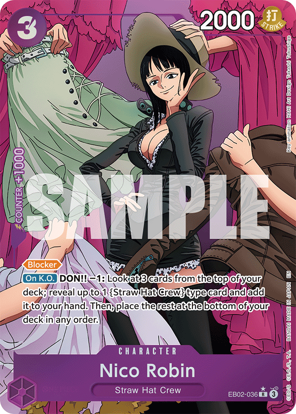 Nico Robin (Character) (EB02-036) (R) (Alternate Art)