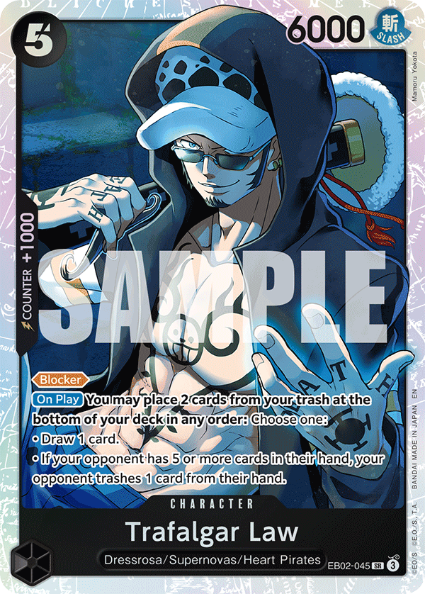 Trafalgar Law (Character) (EB02-045) (SR)