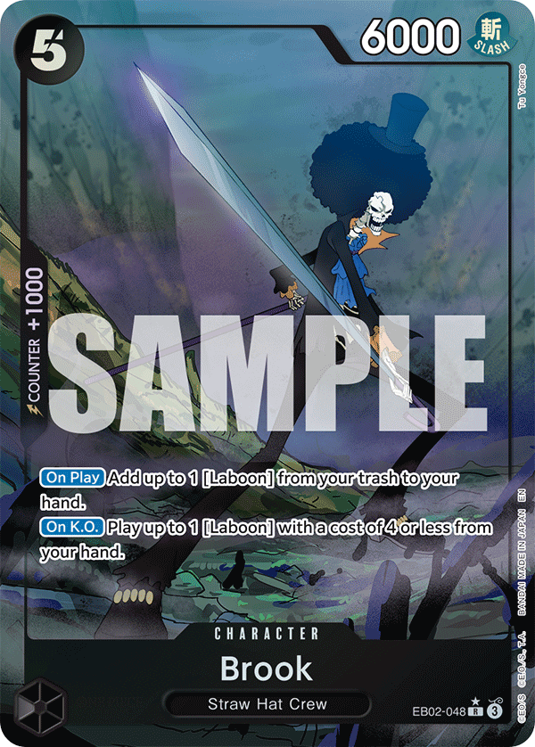 Brook (Character) (EB02-048) (R) (Alternate Art)