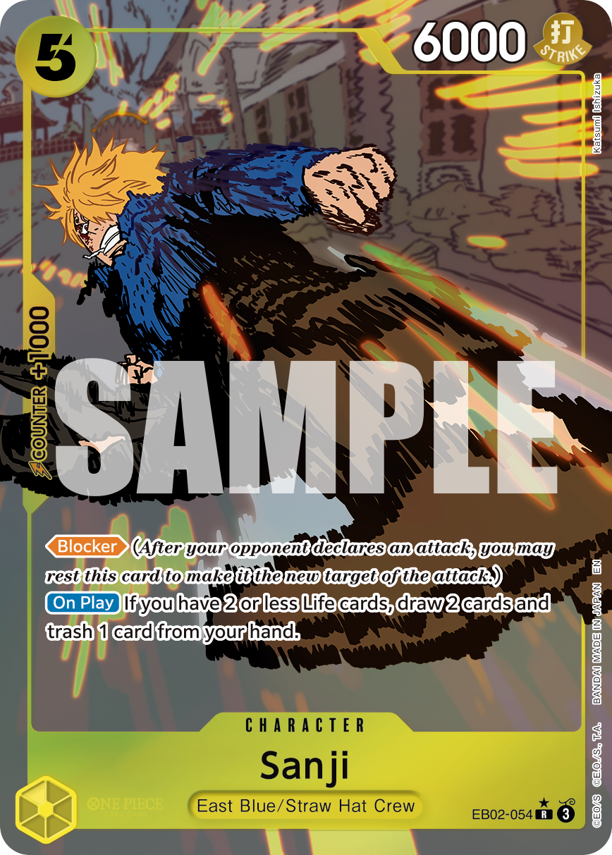 Sanji (Character) (EB02-054) (R) (Alternate Art)