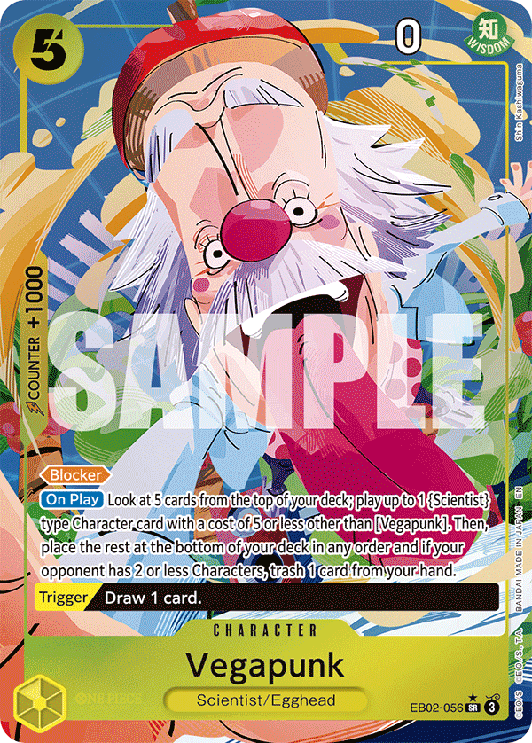 Vegapunk (Character) (EB02-056) (SR) (Alternate Art)