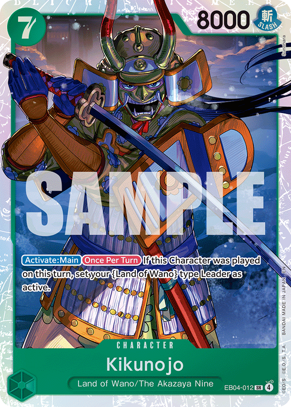Kikunojo (Character) (EB04-012) (SR)