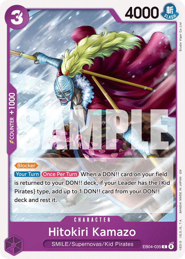 Hitokiri Kamazo (Character) (EB04-035) (C)