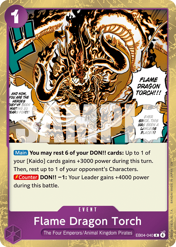 Flame Dragon Torch (Event) (EB04-040) (R)