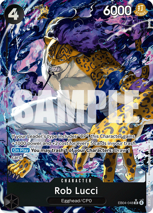 Rob Lucci (Character) (EB04-048) (SR) (Alternate Art)