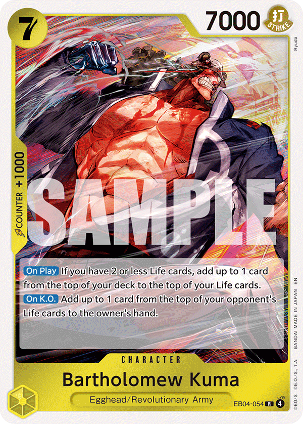 Bartholomew Kuma (Character) (EB04-054) (R)