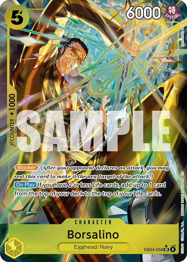 Borsalino (Character) (EB04-058) (R) (Alternate Art)