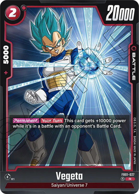 Vegeta (Battle) (FB01-027) (R)