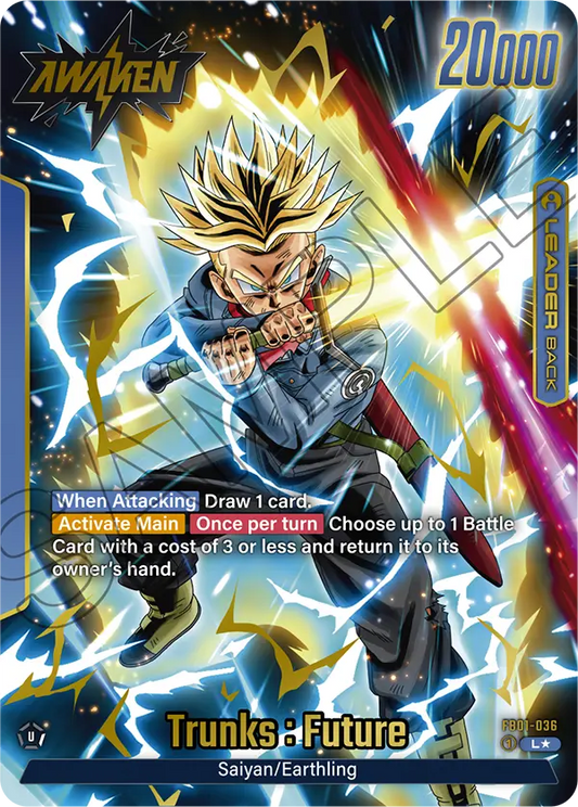 Trunks: Future (Leader) (FB01-036) (Alternate Art)