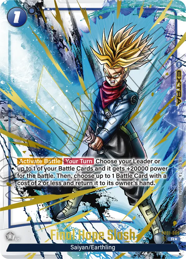 Final Hope Slash (Extra) (FB01-066) (R) (Alternate Art)