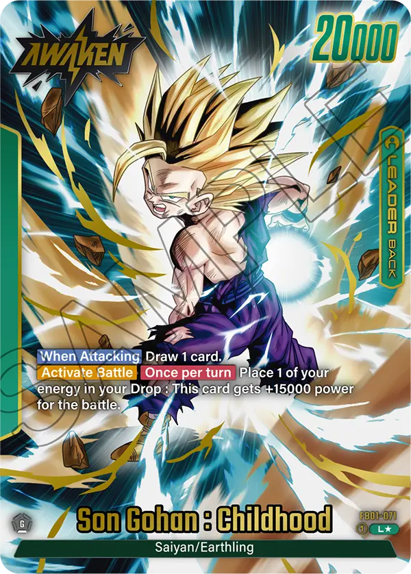 Son Gohan : Childhood (Leader) (FB01-071) (Alternate Art)