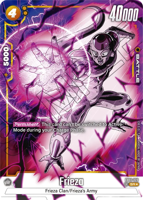 Frieza (Character) (FB01-129) (SR) (Alternate Art)