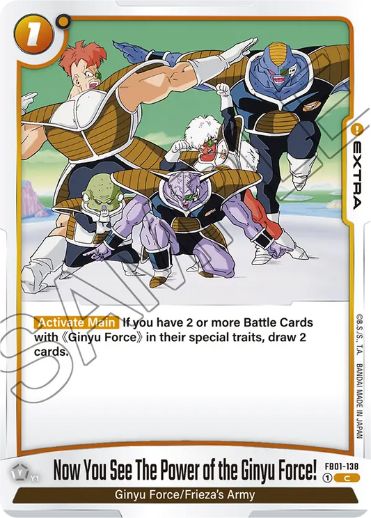 Now You See The Power of the Ginyu Force ! (Extra) (FB01-138) (C)