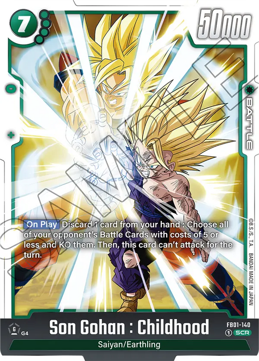 Son Gohan : Childhood (Character) (FB01-140) (SCR)