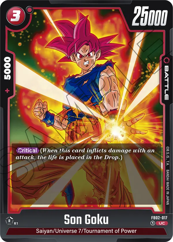 Son Goku (Battle) (FB02-017) (UC)
