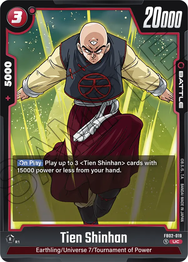 Tien Shinhan (Battle) (FB02-019) (UC)