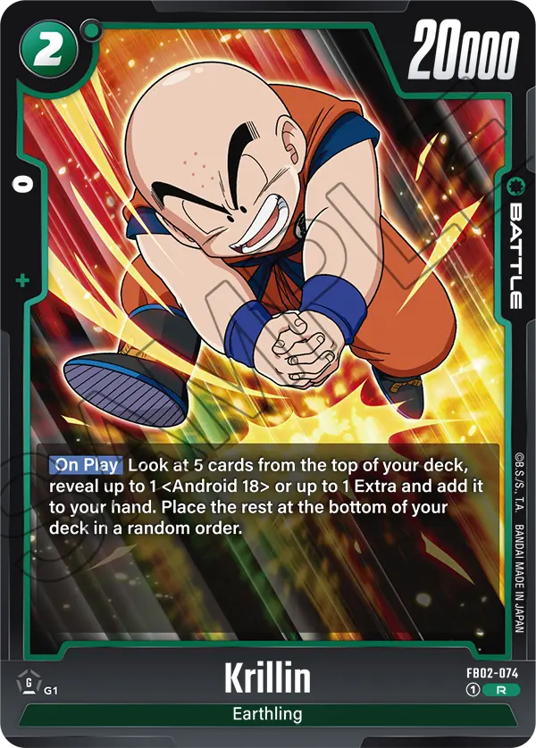Krillin (Battle) (FB02-074) (R)